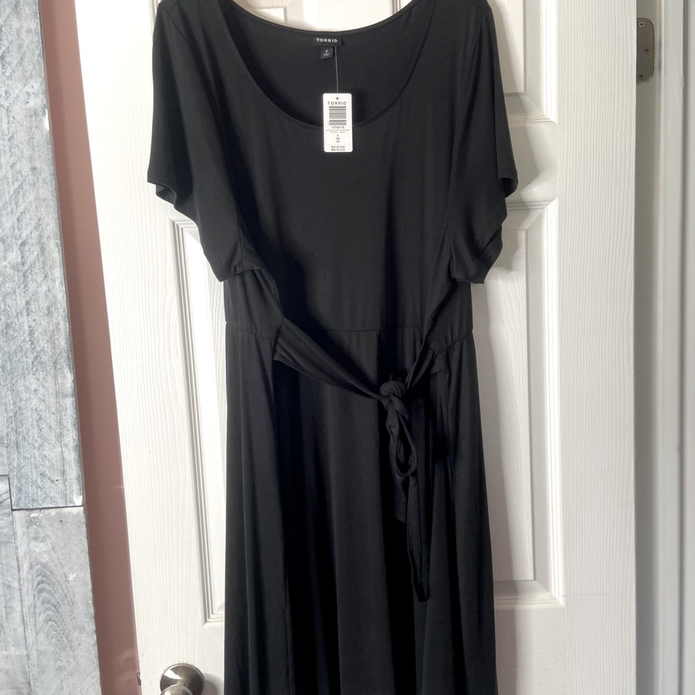 NWT. Torrid. Self Tie Skater Dress.